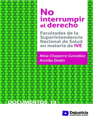 cover image of No interrumpir el derecho
